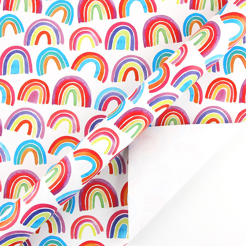 El popular juego de papel de regalo colorido de Amazon para el Día de San Valentín, papel de regalo para cumpleaños, papel de fondo para cubiertas de libros. image 9