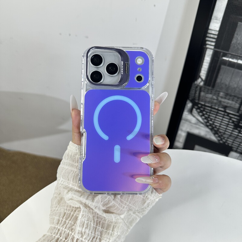 Colombia hot-selling model suitable for Motorola G05 purple chameleon 15 black stand 17 phone case E15 for women Colombia hot-selling model suitable for Motorola G05 purple chameleon 15 black stand 17 phone case E15 for women