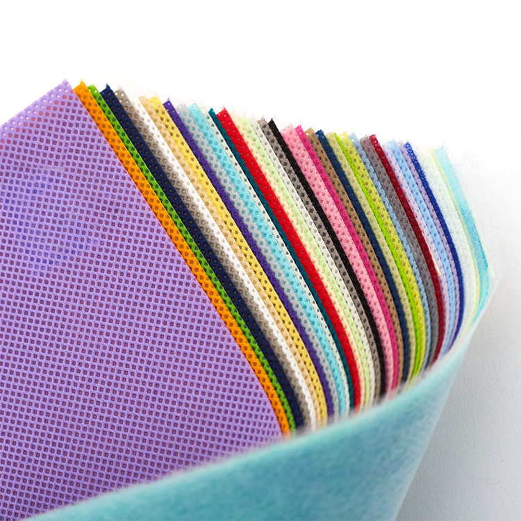 彩色无纺布PP无纺布 全新料无纺布　现货订货环保材质