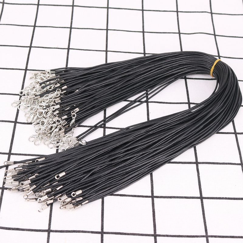 韓国ワックスコードネックレス diy ジュエリーアクセサリー韓国ワックスコードネックレスロープ手作りレザーコードペンダントロープメーカー卸売|undefined