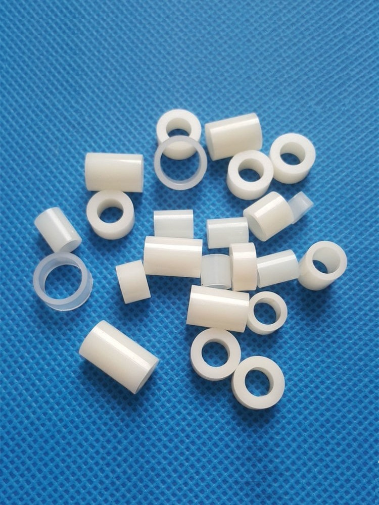 现货ABS绝缘隔离柱PA6套圈塑料直通柱垫圈尼龙轴套间隔支撑套衬套