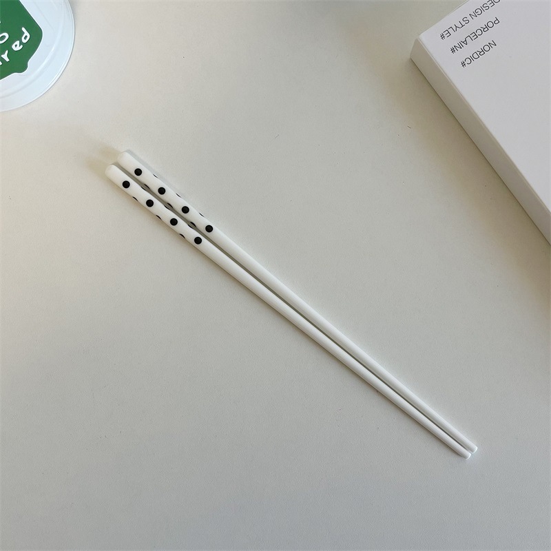 햅번 바람 세라믹 젓가락-웨이브 포인트 (약 24cm)