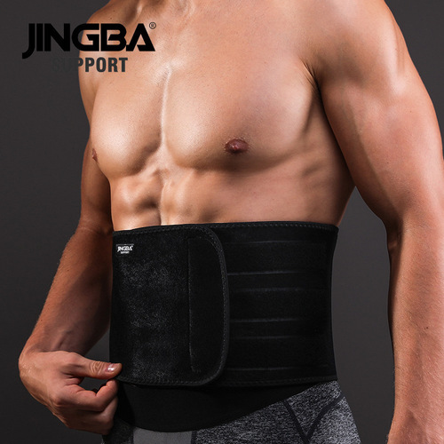 JINGBA Sports Waist Support Adult Fitness Running Basketball Support Sweat Belt Outdoor Cross-Border Wholesale