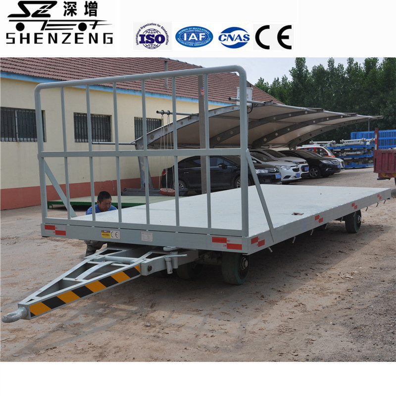 15吨低平板拖车 厂内转运拖挂车 叉车运输平板拖车 工具车