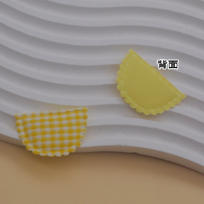生地チェック柄小さなスカーフスカートよだれかけ漫画装飾ぬいぐるみ人形アクセサリー人形服素材|undefined