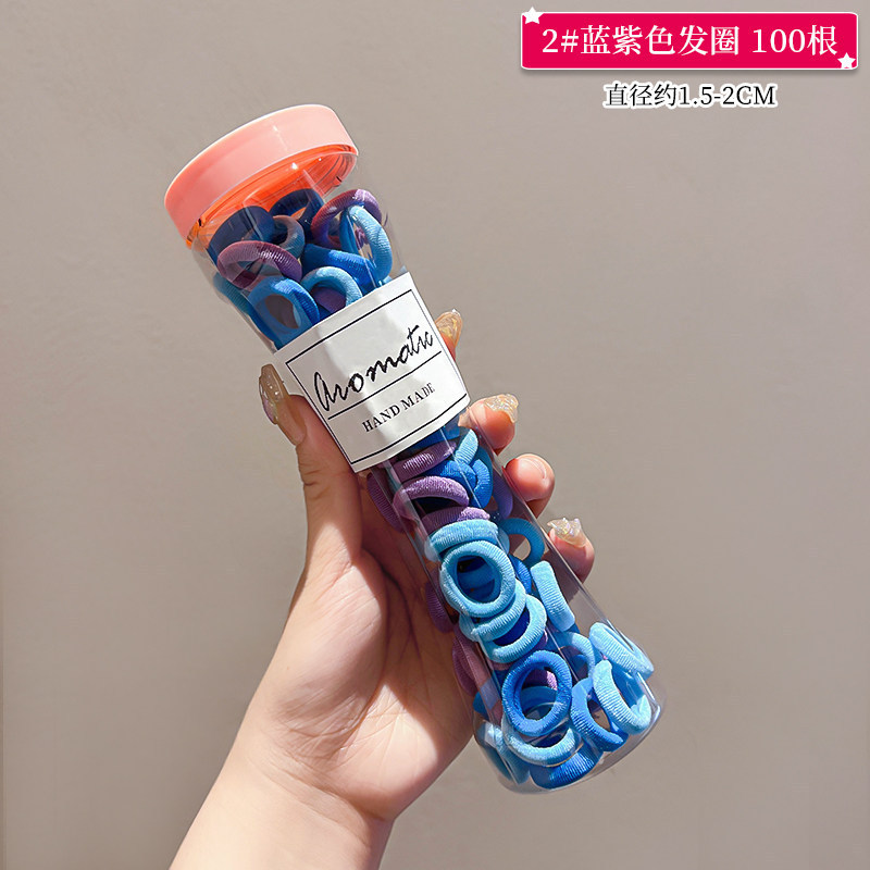 Estilo coreano de alta cuerda de Pelo elástico de las mujeres anillo de toalla simple banda de goma cuerda de pelo de cola de caballo alta anillo de pelo de bebé