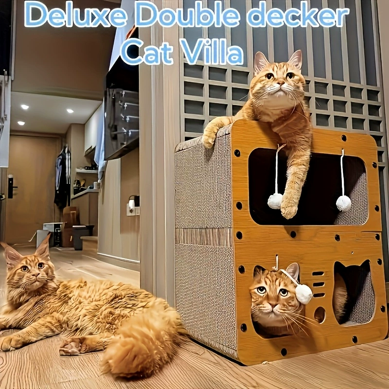 Внешняя торговля домашними животными гнездо кошачий сшитый набор кошачьих царапины кошачий ползание кошачий