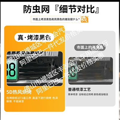 Grille Special Modified Decorative Strip — Automobile anti-insect net