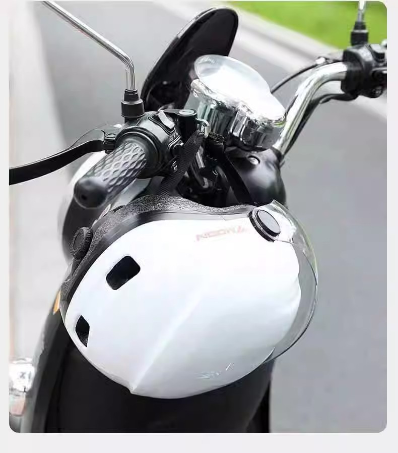Electric car motorcycle universal helmet lock anti-theft helmet key hook fixed lock buckle hat lock