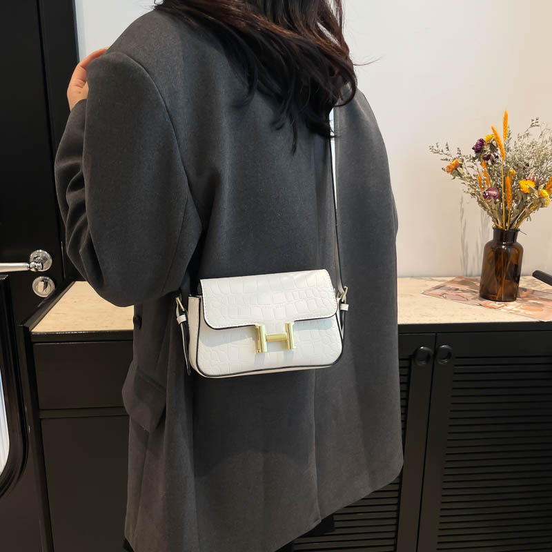 여성용 가방 국경 간 폭발성 간단한 패션 스톤 패턴 휴대용 어깨 크로스 바디 가방 여성용 작은 스퀘어 가방 TONGRUOBAG