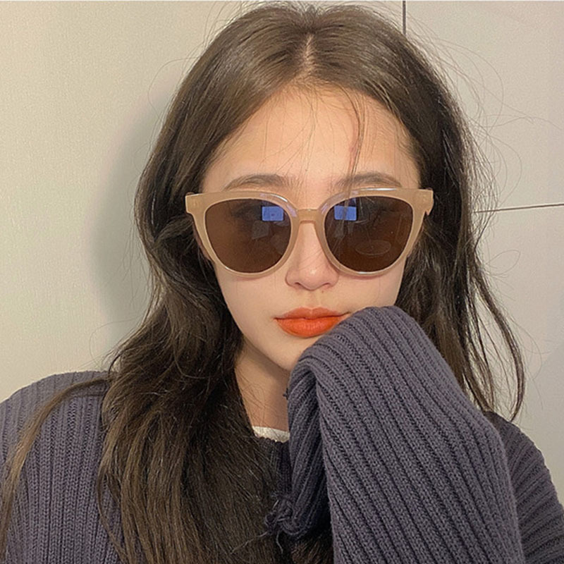 Liu Yifei mismo estilo gafas de sol estilo coreano de moda marco grande gafas de sol cuadradas celebridad de Internet mismo estilo ins selfie gafas de sol Retro