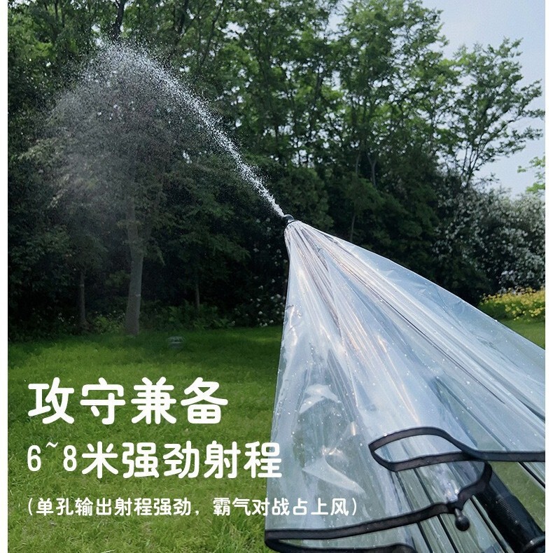 水鉄砲傘、長柄水鉄砲傘、透明傘、水遊び、引き出し式水鉄砲、水遊びおもちゃ、子供用傘、日よけ|undefined