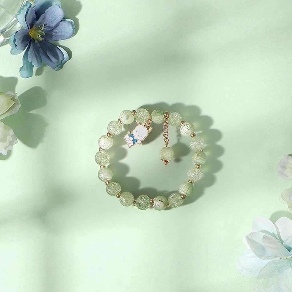 Snowflake beads - afraid of dogs (bag)