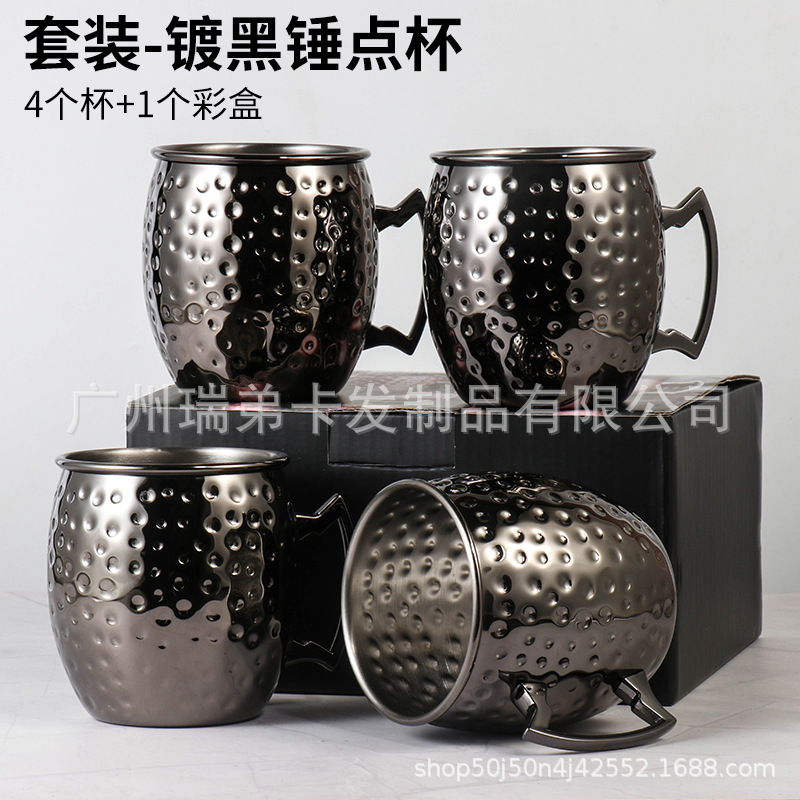 Negro del punto del martillo (Caja 4 PCS/color)