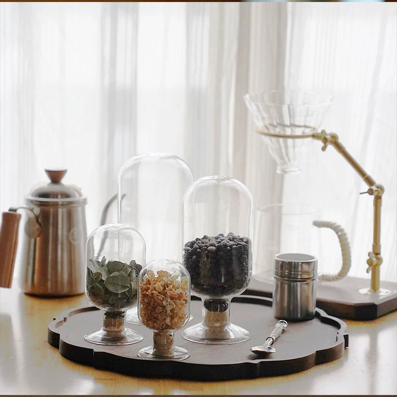 Япония POSHLIVING/Стеклянные семена цветок крышка бутылка