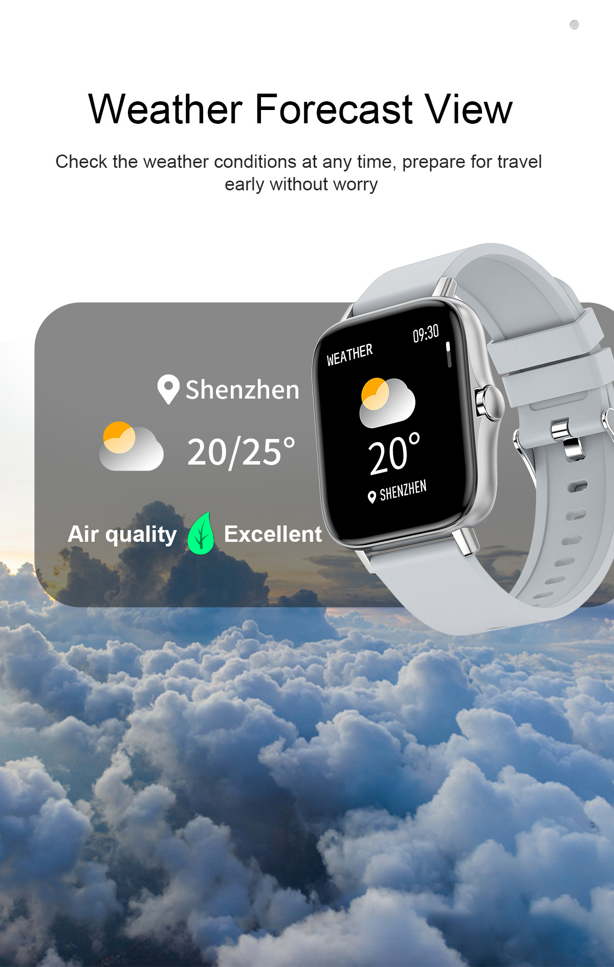 T42 SmartWatch Bluetooth appel moniteur de fréquence cardiaque étanche_voghion.com
