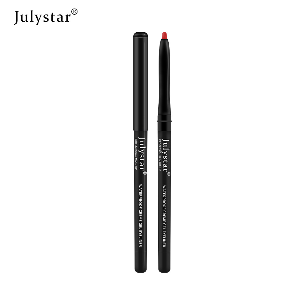 Julystar durable color gel waterproof and not easy to smudge white eyeliner pen_voghion.com