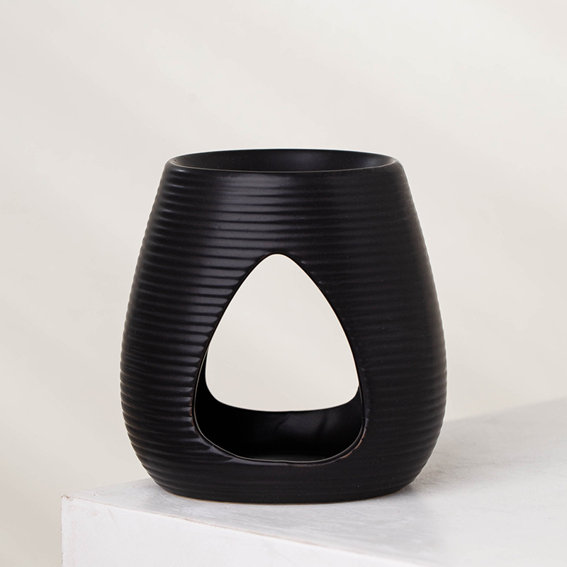 Quemador de incienso de cerámica lámpara de aromaterapia de velas de interior Quemador de incienso de hogar blanco dormitorio romántico anti-seco quema lámpara de aceite esencial