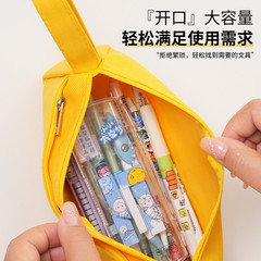 Exam large capacity stationery bag ins style high-value primary school students pencil bag niche stationery box dirt-resistant pen bag