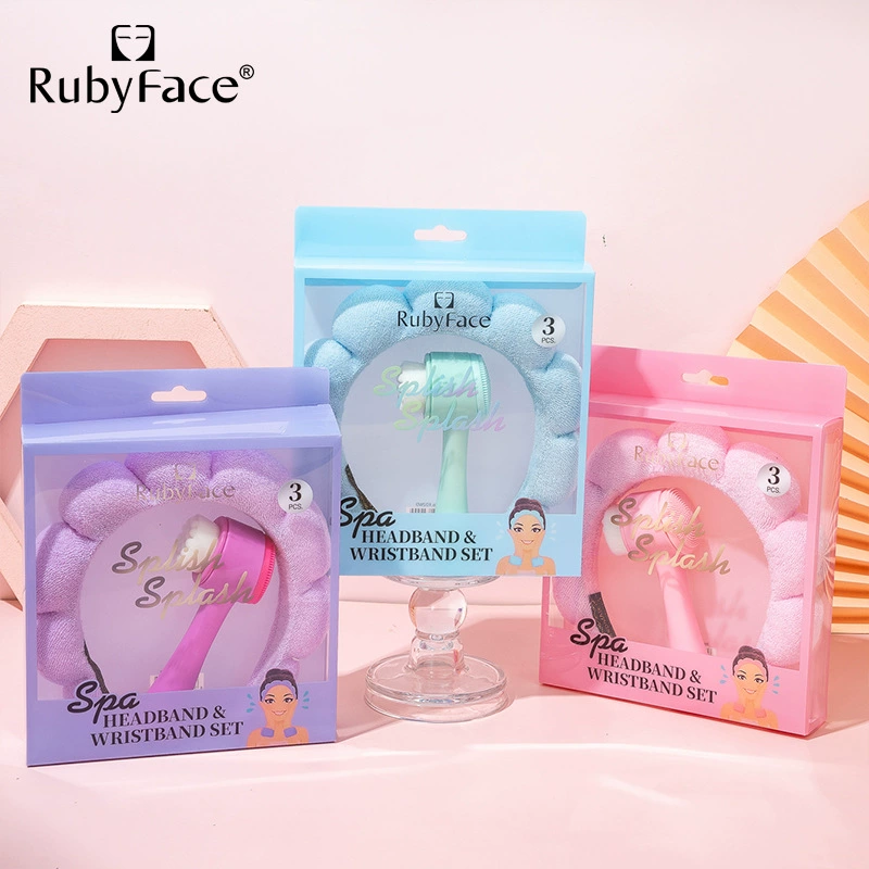 RUBYFACE Спот Очищающая Щетка Набор Твистовая губка Очищающая Щетка Силиконовая Очищающая Щетка Набор Инструменты Для Макияжа