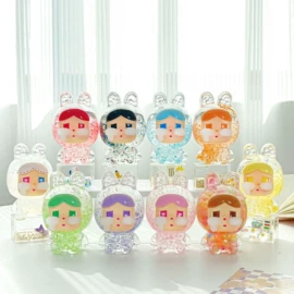 流水摆件;钥匙扣及钥匙扣配件;减压玩具