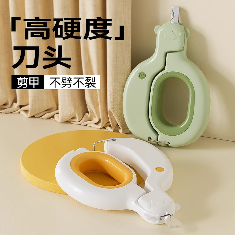 Tijeras especiales para cortaúñas para gatos, perros mascotas, gatitos, cachorros, gatitos, conejitos, garras de gato con luz, cortaúñas, artefacto