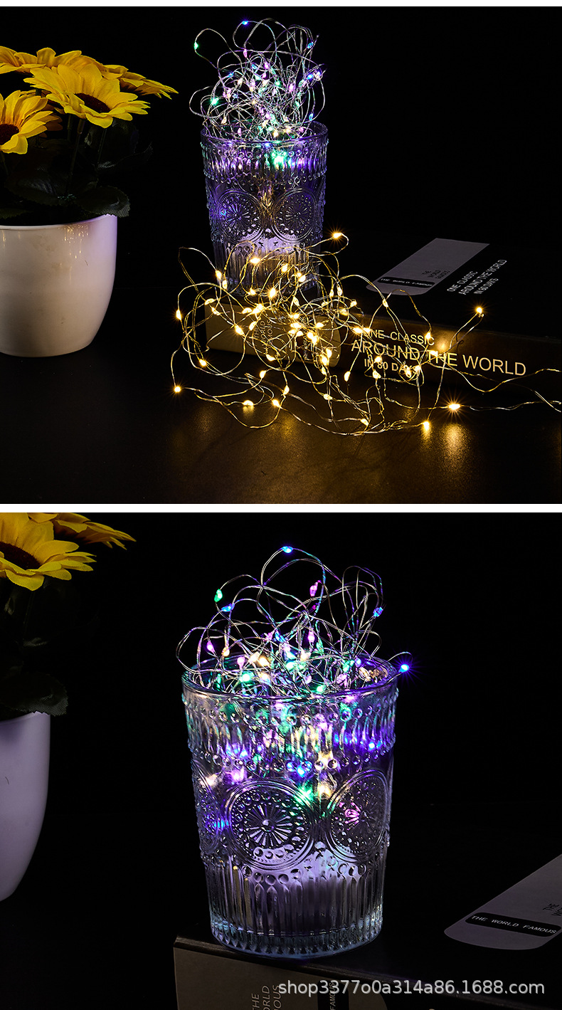 LED Beyaz Kutu Işık Çelengi Üç Seviyeli Ayarlanabilir Flaş Renkli Işık Pasta Taze Çiçek Hediye Kutusu Işık Şeridi Atmosfer Dekorasyon Sıcak Işık Çelengi