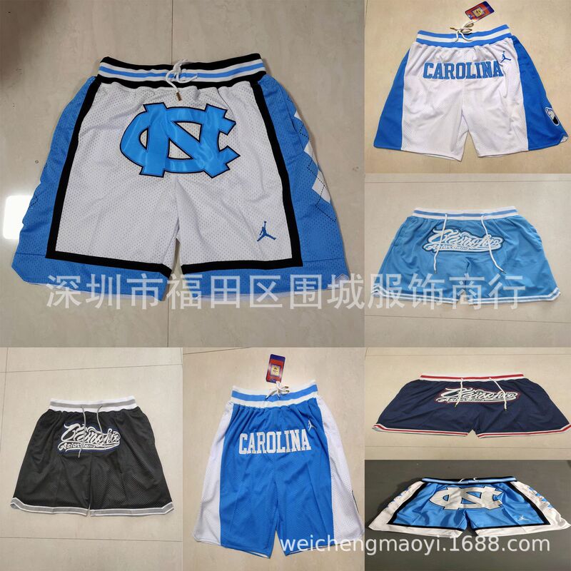 Wholesale North Carolina NCAA CAROLINA pocket basketball pants sports pants a generation of Ebay