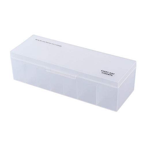 Large-capacity 7-compartment data cable storage box with lid Dust-proof and moisture-proof data cable plug storage box with Velcro