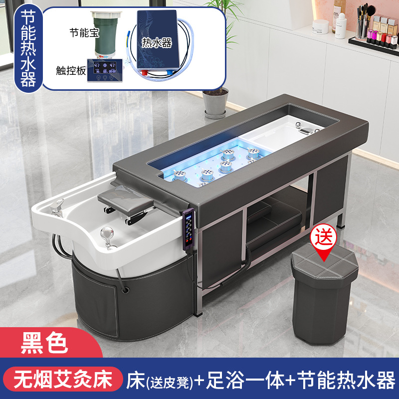 Negro + calentador de agua