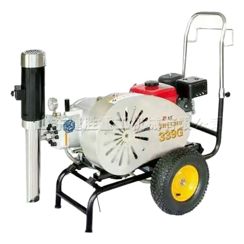 Edificio al aire libre decoración interior masilla máquina de pulverización de pintura de piso epoxi máquina de pulverización de pintura de piedra máquina de pulverización de pintura Doble