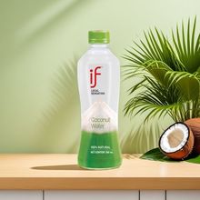 泰国进口if椰子水纯椰子水350ml*24瓶椰汁椰青水饮料果汁批发