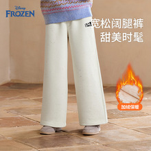 女童加绒裤子纯色加厚保暖冬季宝宝长裤休闲百搭宝宝裤子冬童装