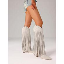 I 75683 Western Style Fringe Boots ŷ������ѥ ŷ���羳