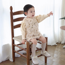 童装秋季新款儿童套装女孩衣服背心裙两件套春秋女童衣服儿童服装