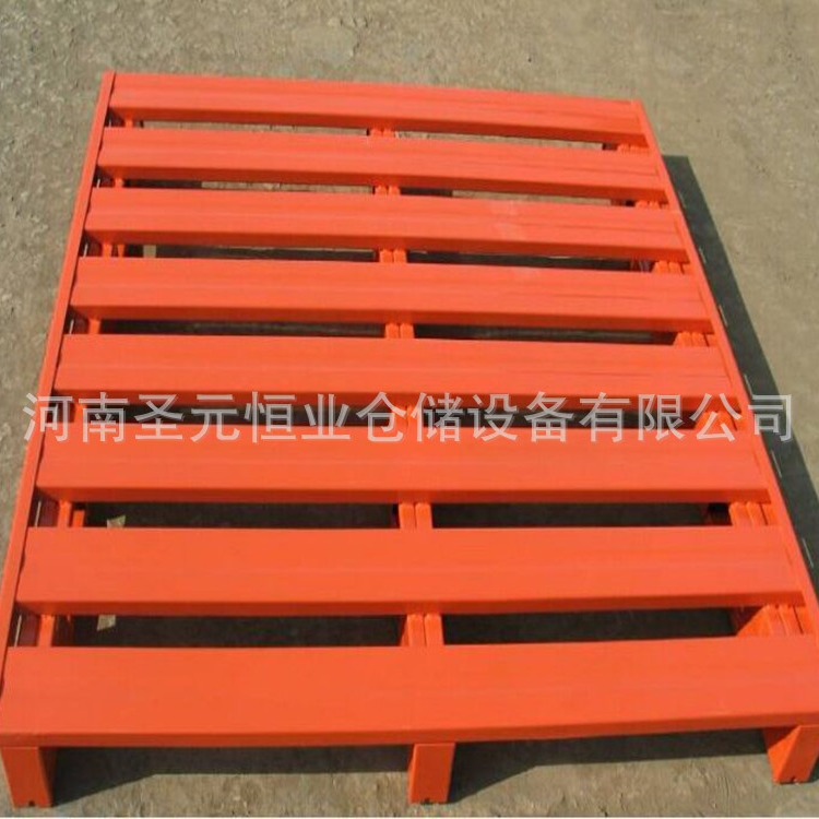优惠钢托盘物流仓库钢制栈板防潮垫板立体货架金属托盘铁卡板铁质