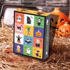 国境を越えたハロウィーン12格自作サプライズブラインド箱スポット趣味スタンププレゼント包装箱5pcs/包