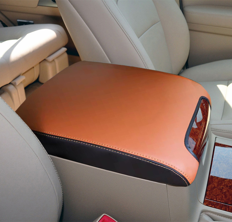 Armrest box pad — Toyota Box Cover for - 2008-2020-cayenne-color-mixed-black-without-logo