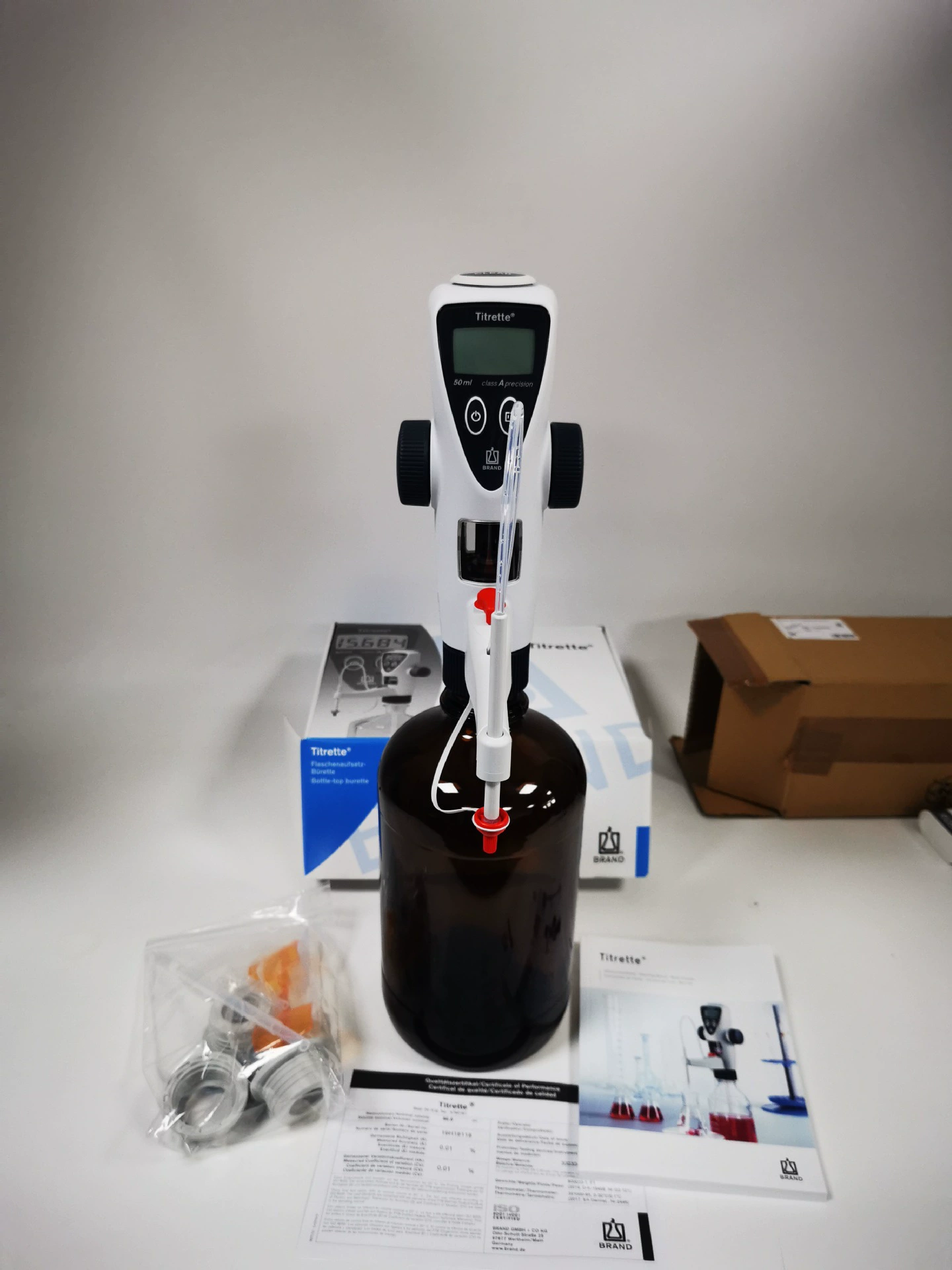 Цифровой титратор для бутылок Pland, 10 мл, дозатор жидкости, 4760241, титратор для горлышка бутылки