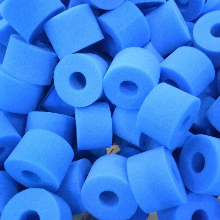 工厂批发游泳池过滤海绵柱 净水器过滤芯 空心水池海绵管量大价优