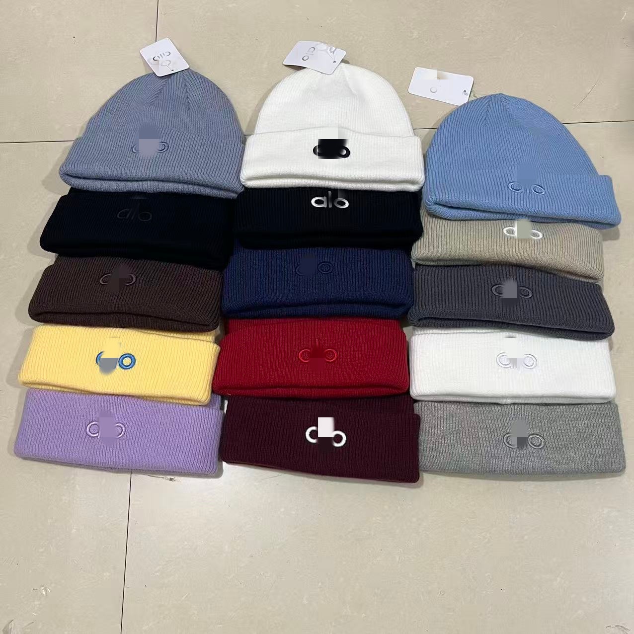 Hərf naxışlı trikotaj papaq, kişi və qadın üçün isti beanie