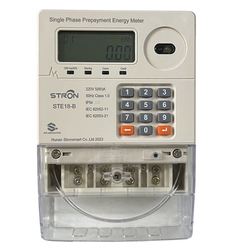 STS预付费单相按键式电能表 Plastic Prepaid One Phase Sma|undefined