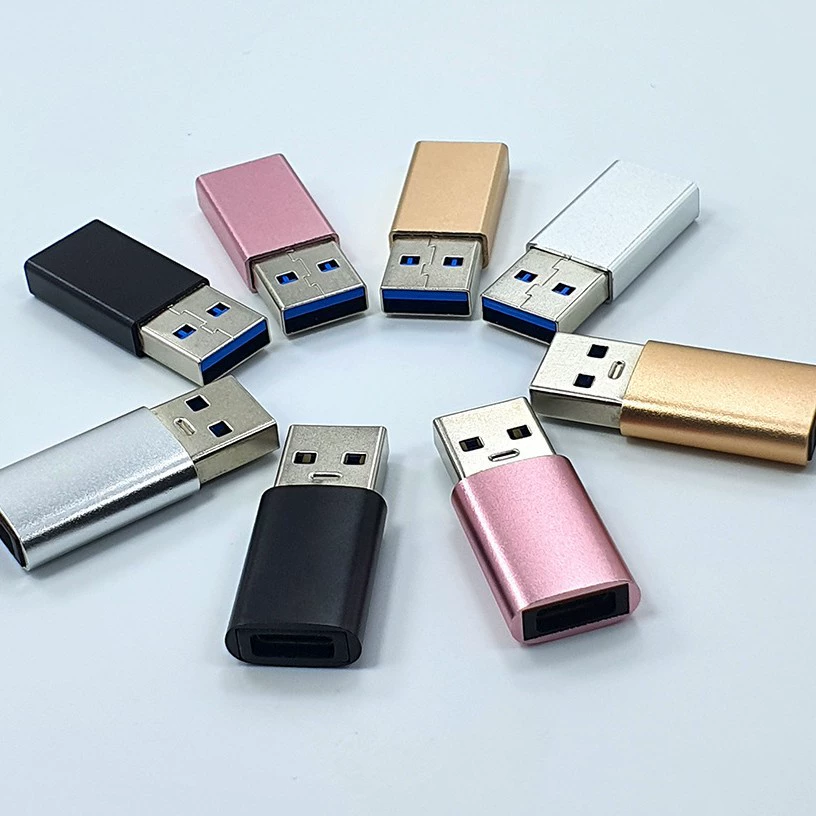 Гнездо типа C на USB штекер 3,0 адаптер кабеля для передачи данных USB-C женский компьютер адаптер зарядного устройства для мобильного телефона