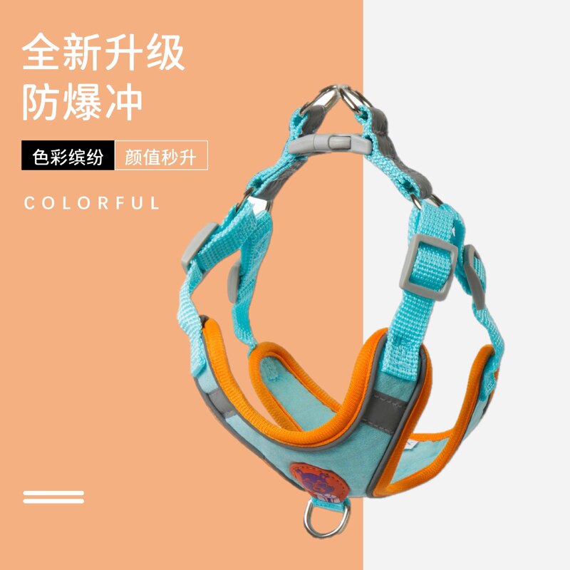 Dog Leash, Reflective Harness, Adjustable Dog Leash, Small Vest-Style Dog Leash