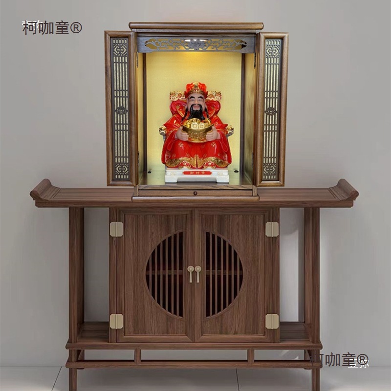 柜观音佛龛带门壁挂式家用现代小型神台供桌保家祖先土地供麦太保