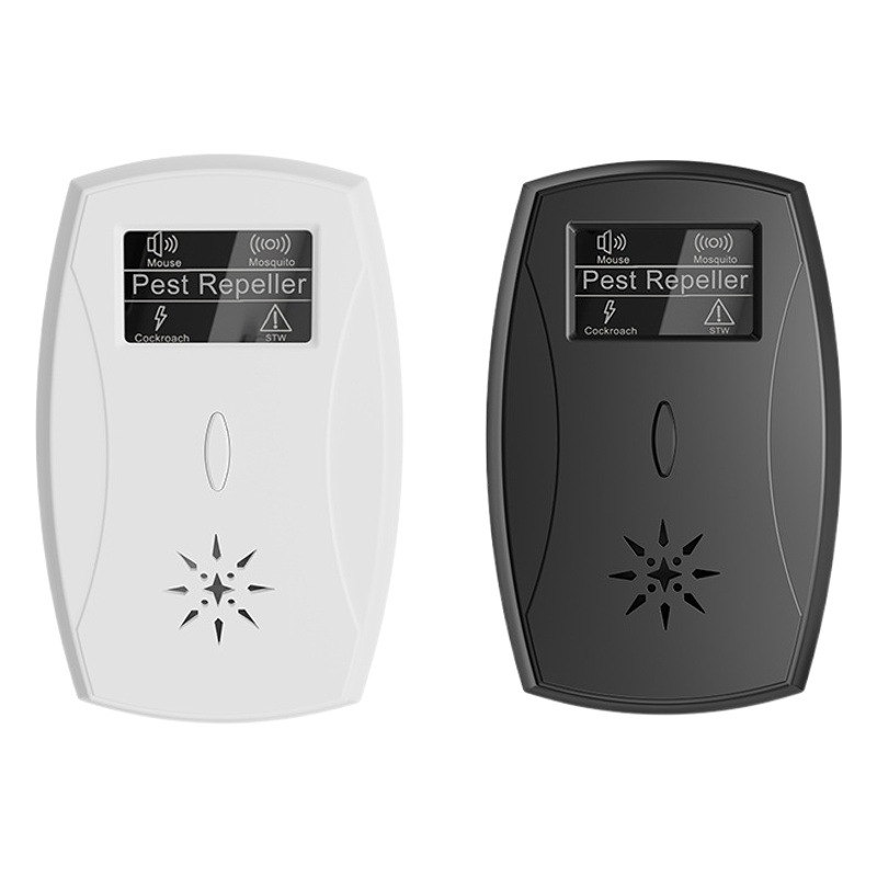 Nuevo repelente de insectos ultrasónico repelente de ratón repelente de mosquitos ultrasónico mudo multifunción ratón asesino hogar electrónico gato ratón repelente