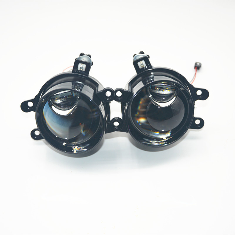 3.0 Lámpara de niebla directa única lente de doble luz alta y baja luz integrada reforma no destructiva del faro del automóvil