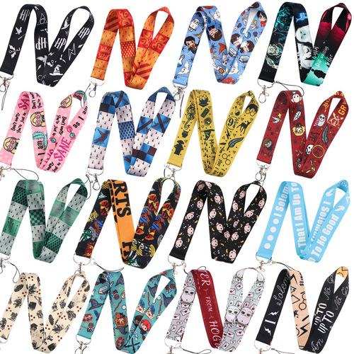 Magic Academy Cartoon Mobile Phone Lanyard Foreign Trade U Disk Camera ID Card Key Anti-Lost Mobile Phone Lanyard Accessories