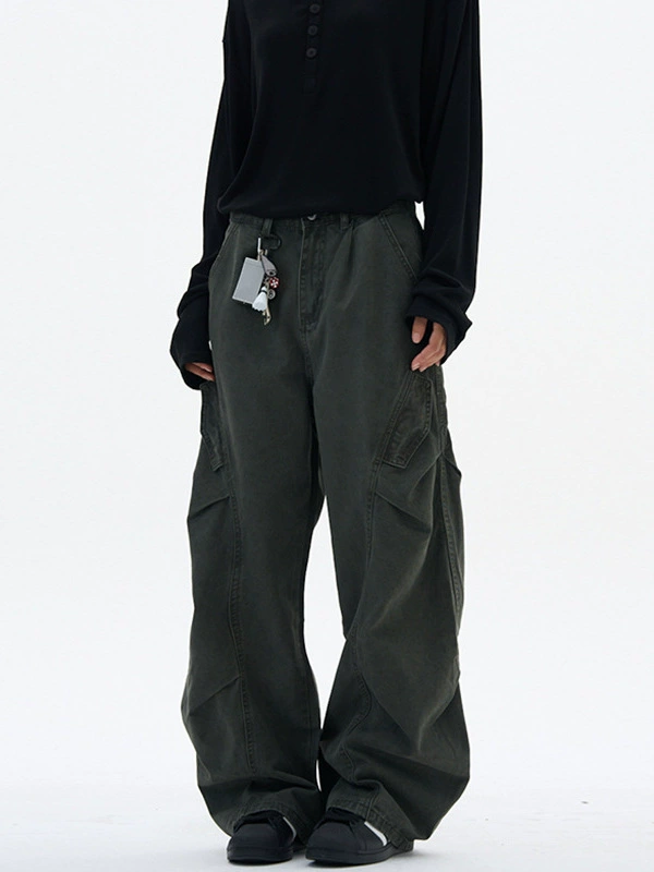 Платье LKTM Retro design trousers для мужчин и женщин для отдыха, американский стиль, тренд сезона, оверсайз