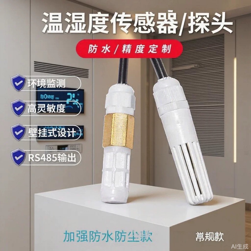 Temperature and Humidity Sensor Modbus Probe Rs485 Transmitter Industrial Grade Waterproof Real-Time Detection Temperature Control Temperature and Humidity Sensor Modbus Probe Rs485 Transmitter Industrial Grade Waterproof Real-Time Detection Temperature Control